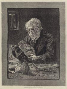 Cleaning the Old Clock for the New Year by Davidson Knowles
